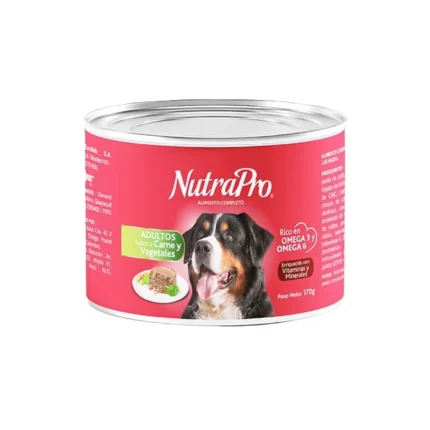 NutraPro Paté Lata Alimento Húmedo Adulto Carne 170gr