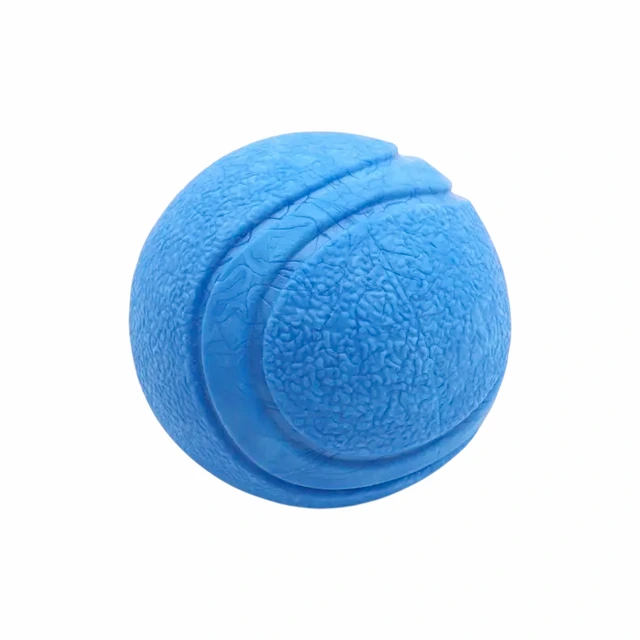 Pelota j18 azul Pelota maciza para perros talla S