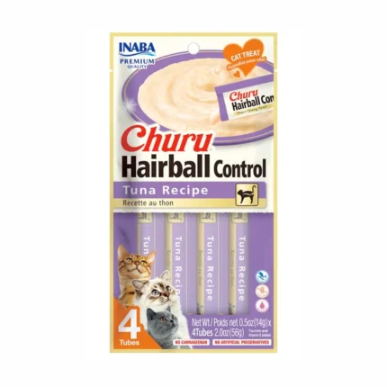 Churu para controlar bolas de pelo sabor a atún
