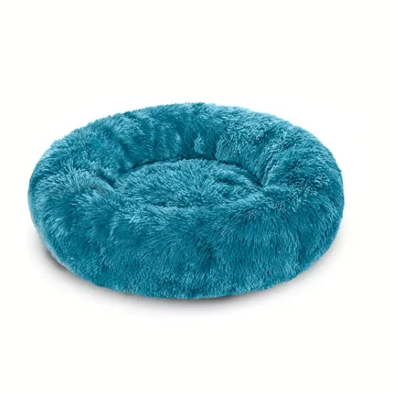 Cama puff para perros y gatos esmeralda