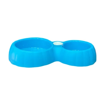 Plato doble para mascotas