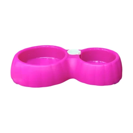 Plato doble para mascotas