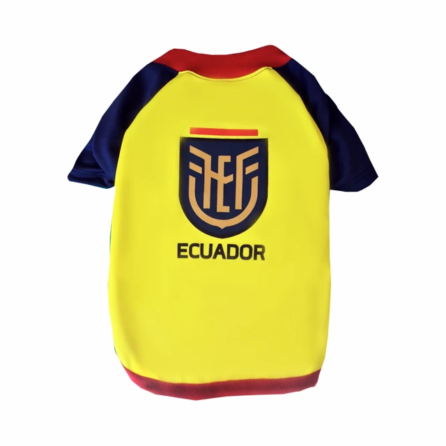 Camiseta Ecuador Camiseta selección de Ecuador para perros y gatos
