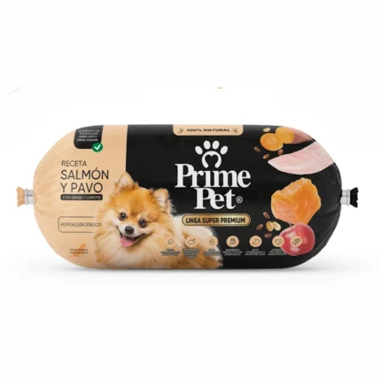 Prime pet alimento para perros de salmon y pavo