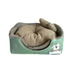 Cama y casa para perros 2 en 1