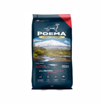 Poema alimento para perros adultos sabor a salmón