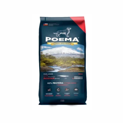 Poema alimento para perros adultos sabor a salmón