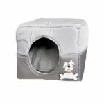 Cama y casa para perros 2 en 1