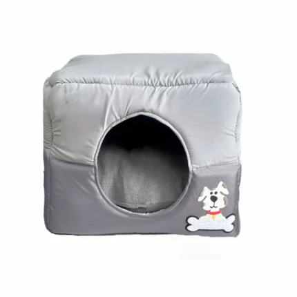 Cama y casa para perros 2 en 1