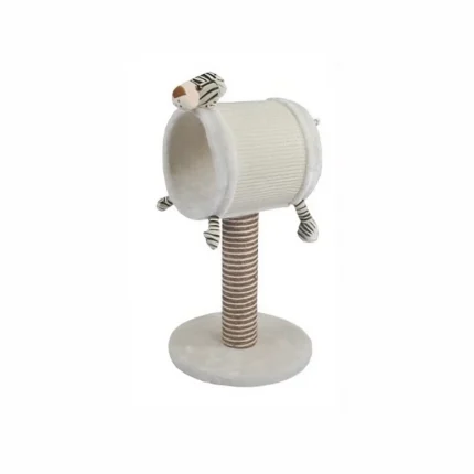 Rascador para gatos con casa circular